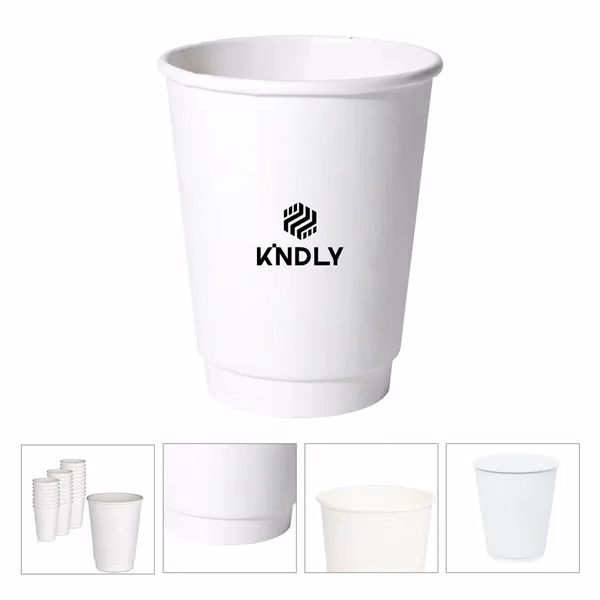 Custom 12 oz Double Wall Insulated Beverage Cup — Restaurant & Corporate Event Gift