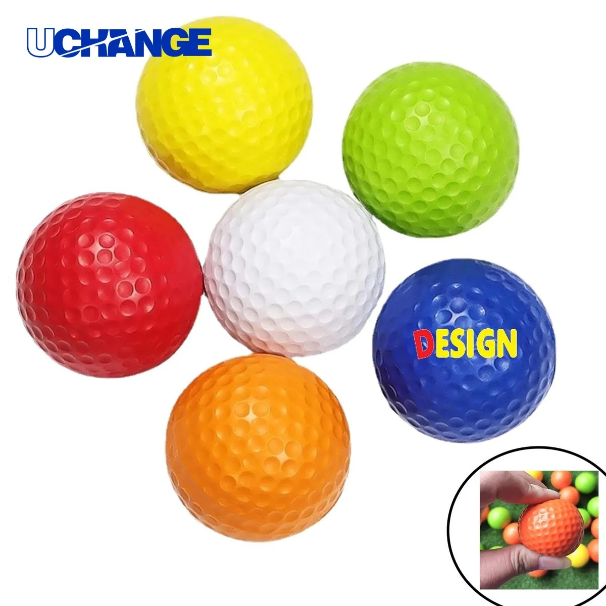 Mini PU Practice Golf Ball for Training 1