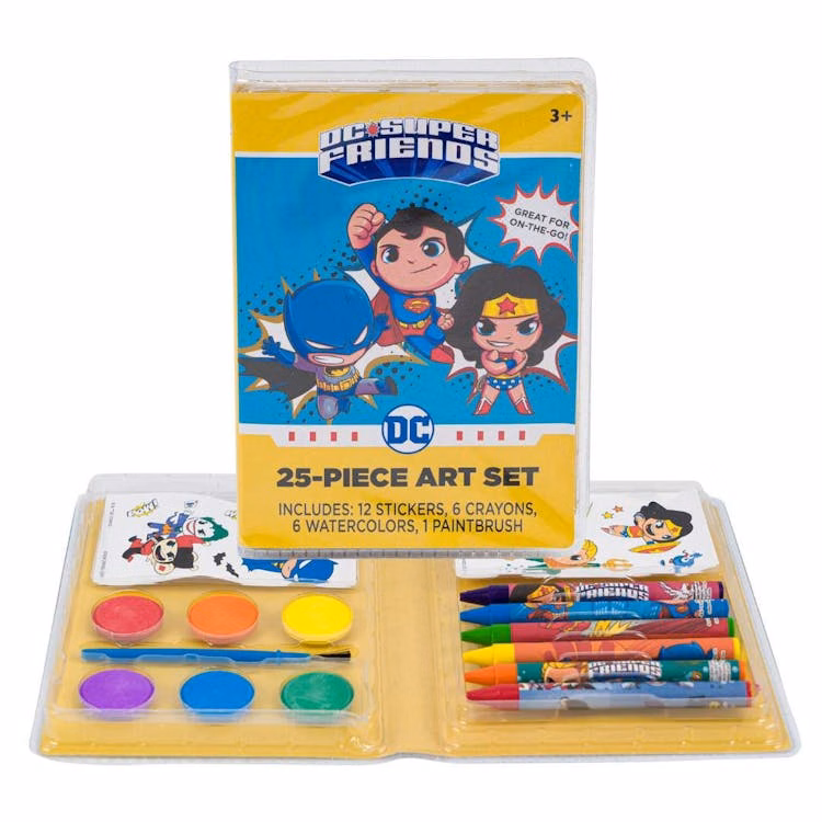 DC Super Friends Mini Art Set - 25 Piece