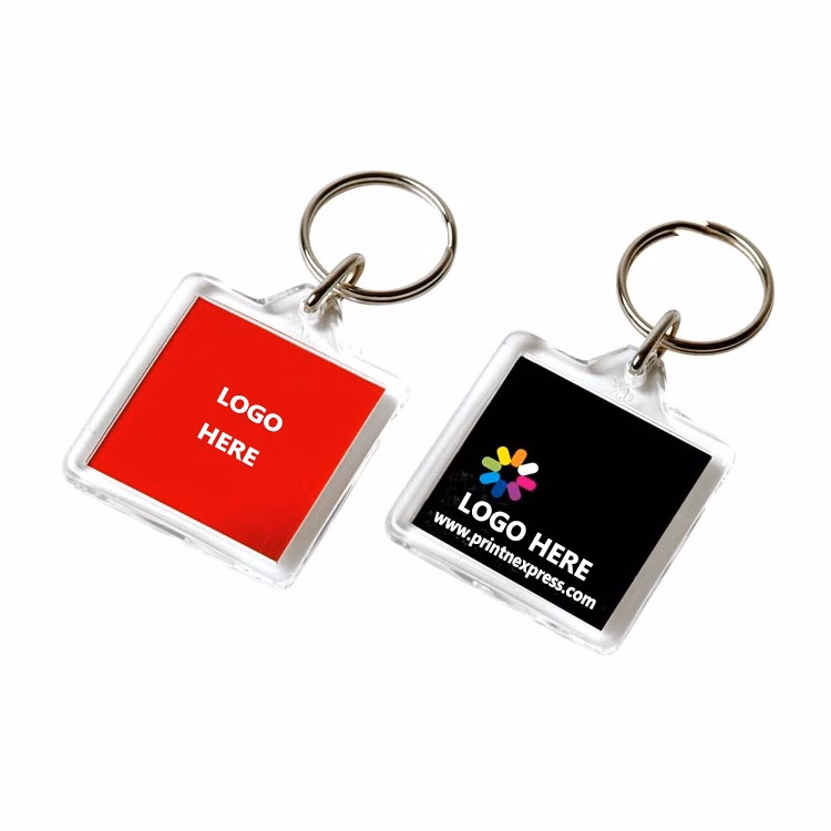 Promotional Square Keychain