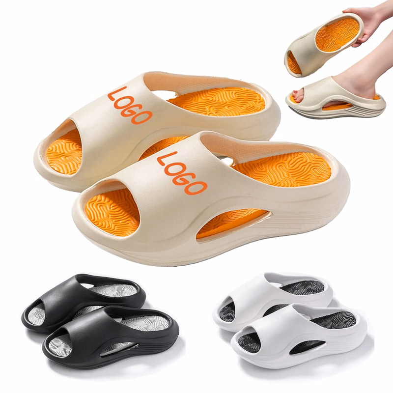 MOQ 30 Casual Sports Slippers Outdoor Thick Sole Beach