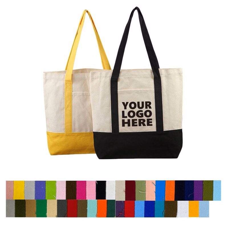 12oz Canvas Handbag with Front Pocket