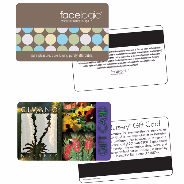 Gift Card With Encoded Magnetic Stripe