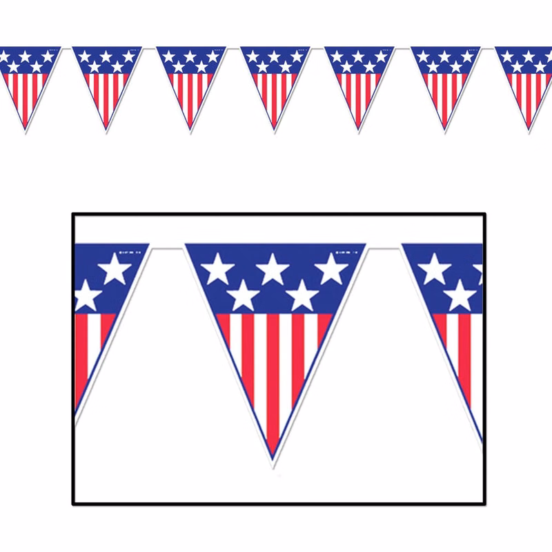 Spirit of America Pennants - 11" x 12'