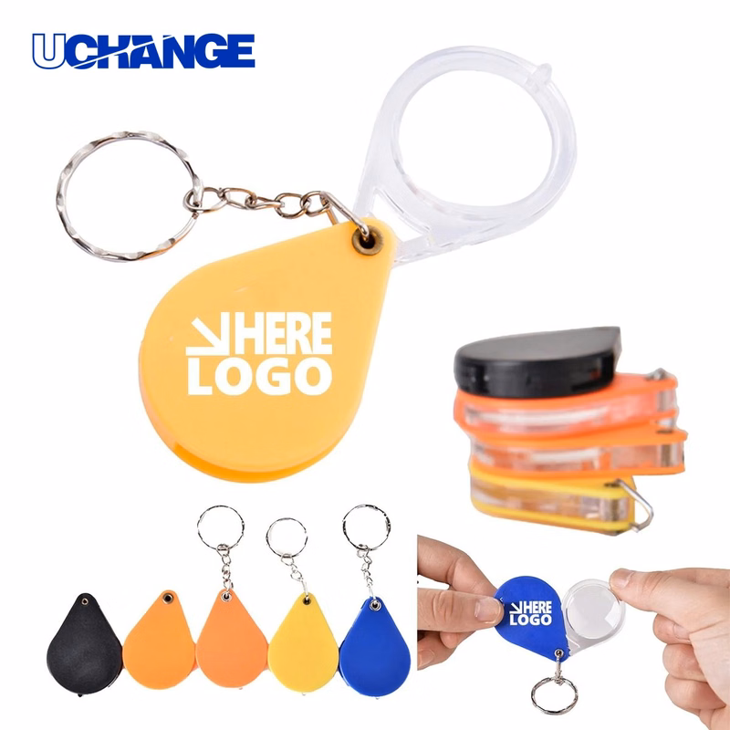 Magnifying Glass Keychain Tool