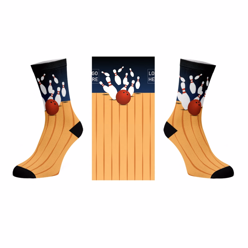 Athletic Crew Sock with DTG Printing