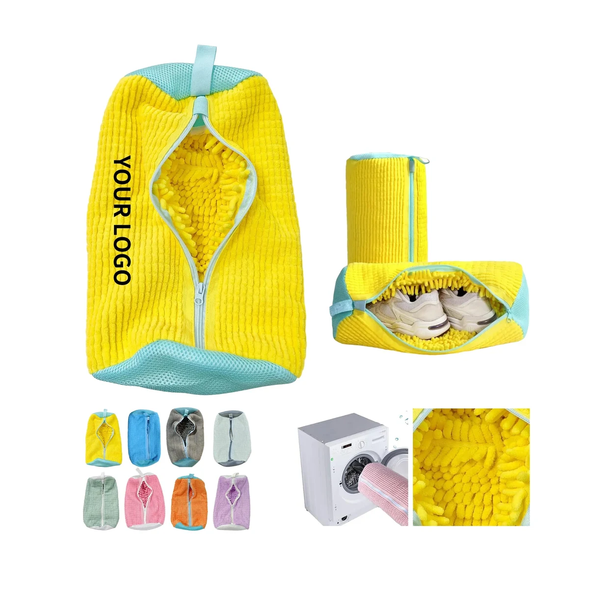 Shoe Bag for Washing Machine with Mesh 1