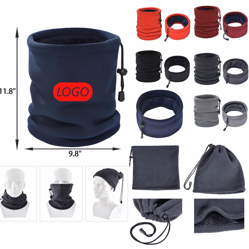 MOQ 50 PCS Elastic Multifunctional Fleece Neck Gaiters