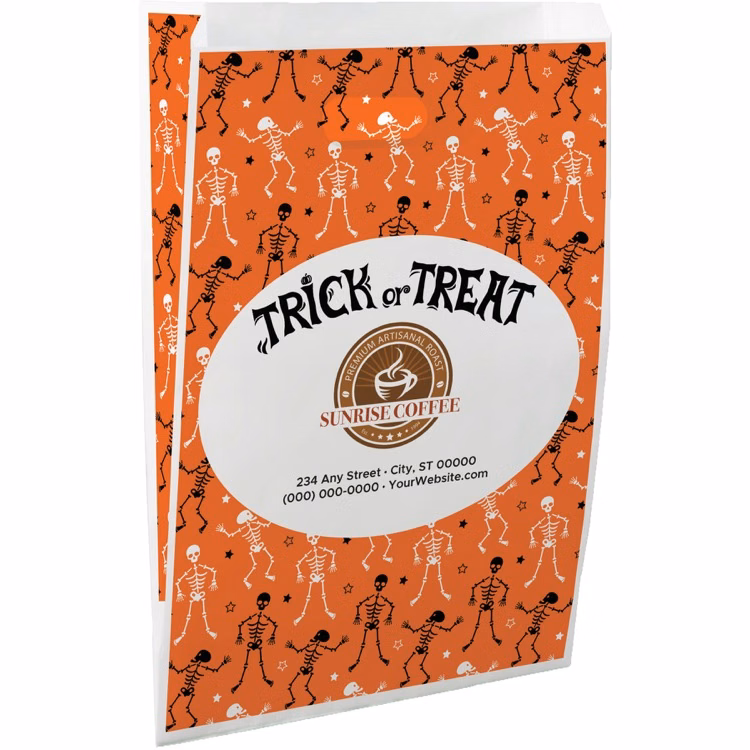 Halloween Scatter Design 2 Merchant Paper Bags (9" x 13" x 2.5")