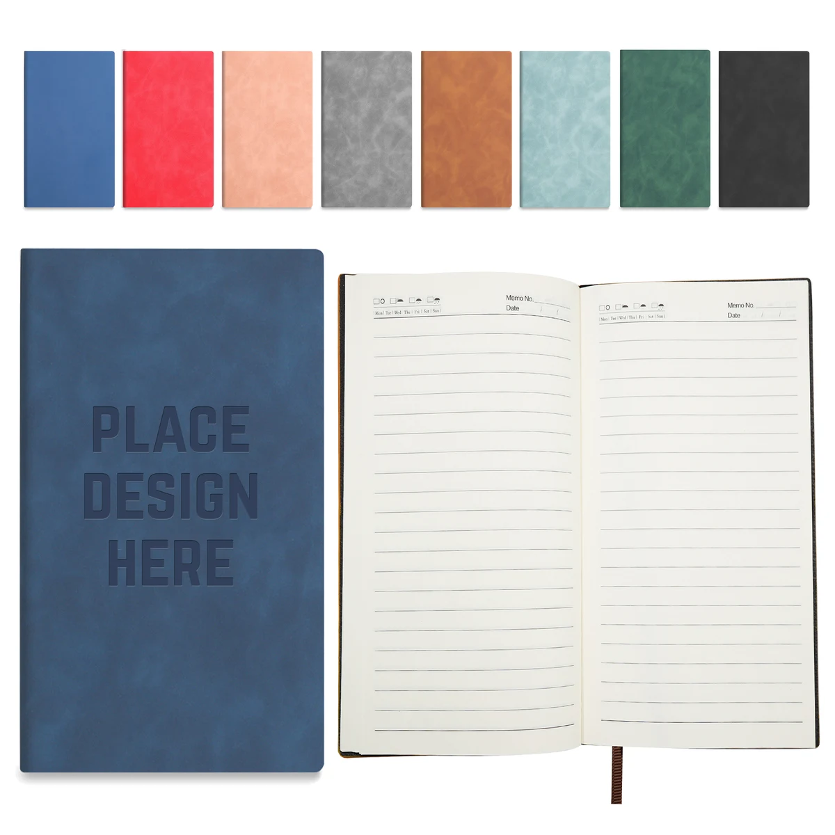 A light luxury gift, including an A6 notebook with a ribbon 1