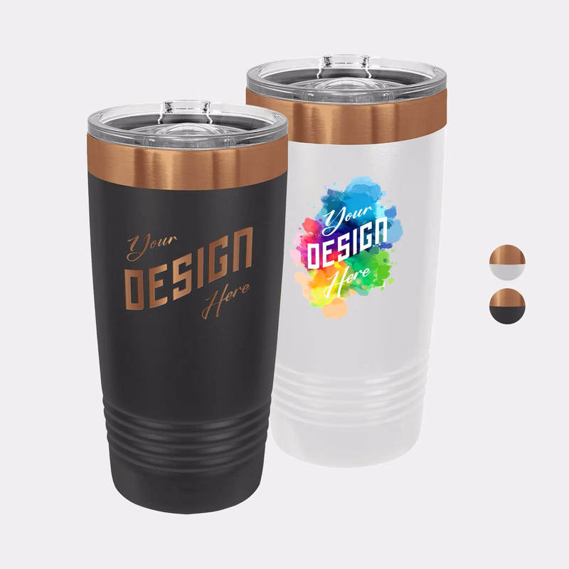 20 oz Polar Camel® Stainless Steel Insulated Ion Plated Ringneck Tumbler