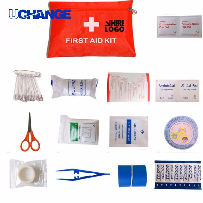 Emergency 14-Piece Personal First Aid Kit Set Organizer