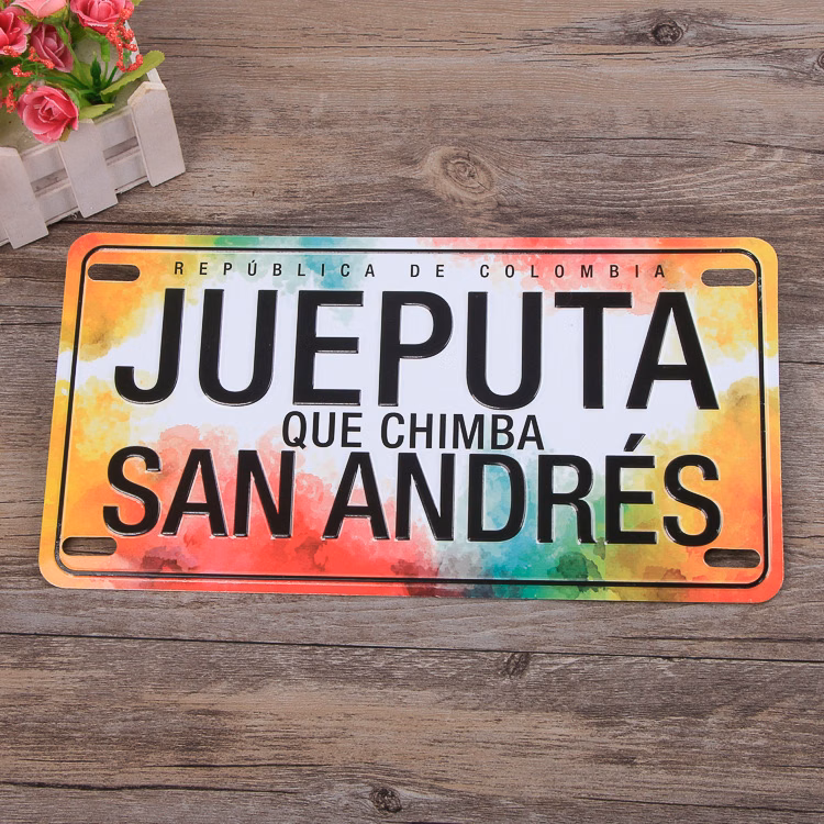Custom Aluminum License Plate