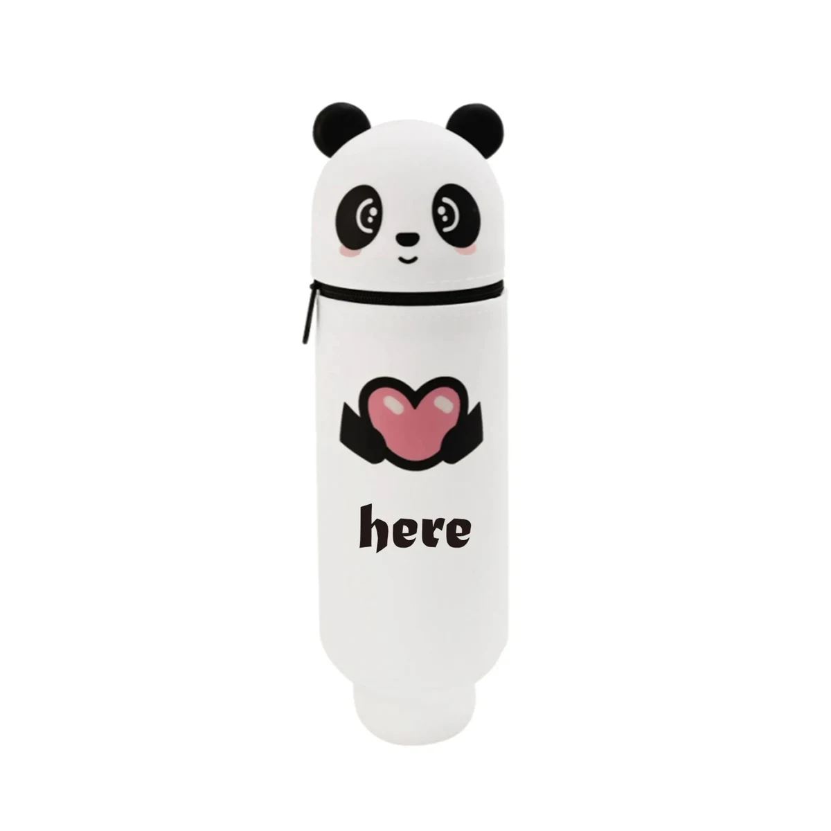 Cute Panda Silicone Pencil Case Stationery Pouch 1