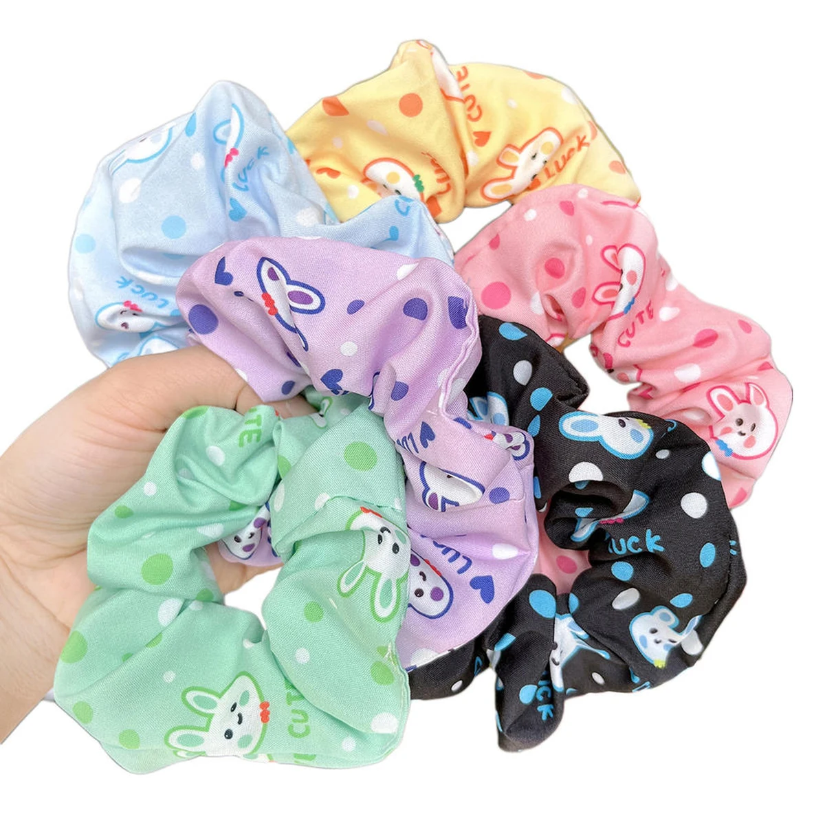Custom Elastic Hair Scrunchie 1