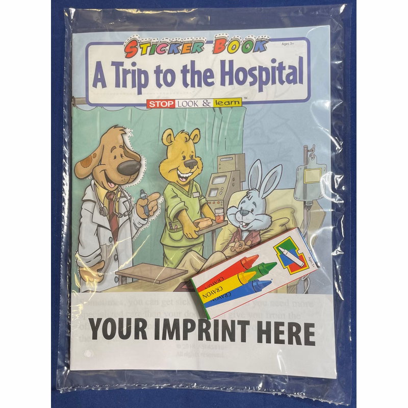 STICKER BOOK SET - A Trip to the Hospital Sticker Book Fun Pack