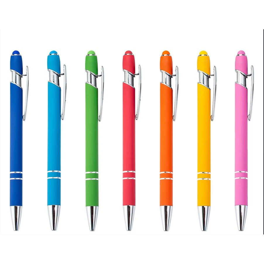 2 In 1 Stylus Retractable Ballpoint Pen with Stylus tip 1