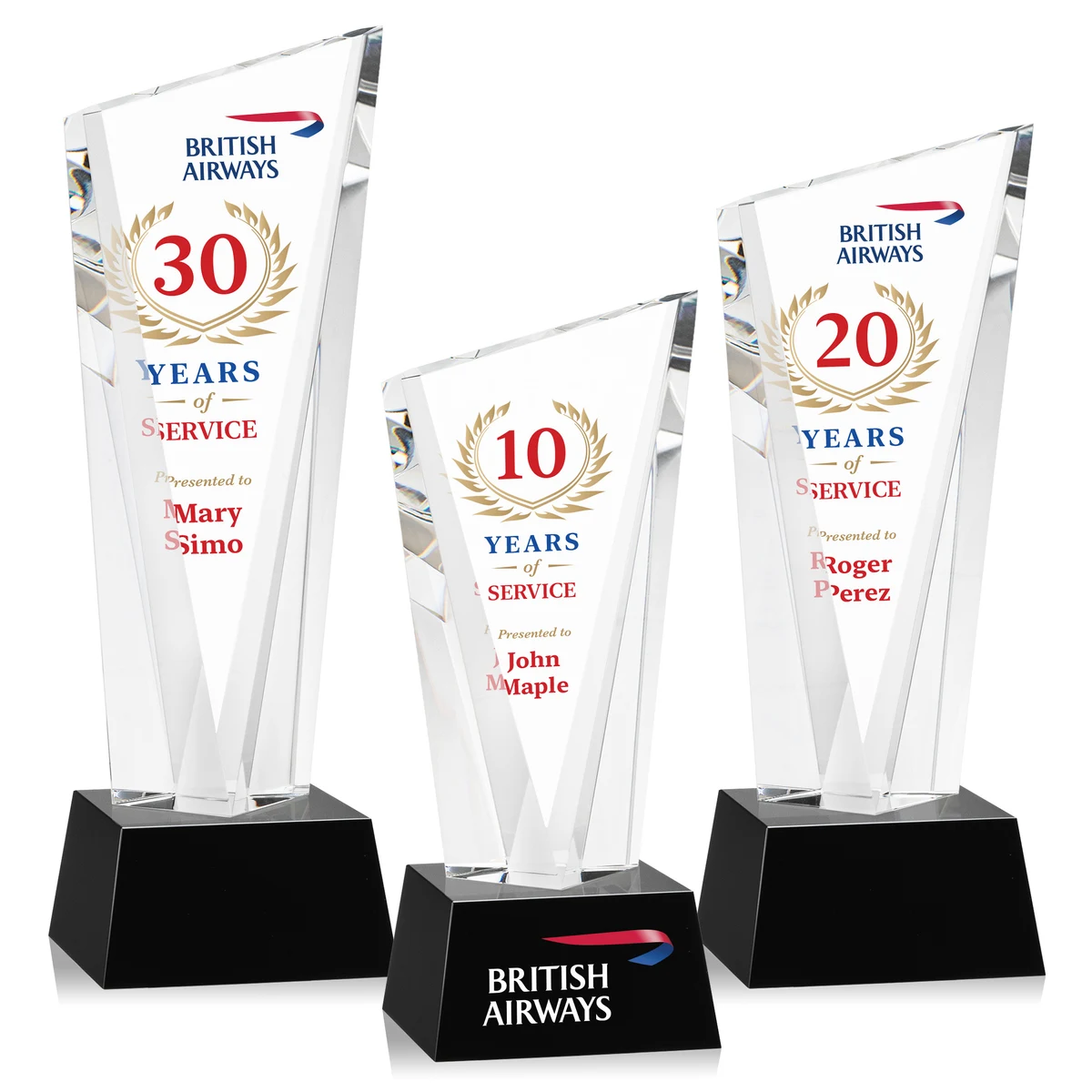 Plymouth VividPrint™ Award on Robson Base - Black 1