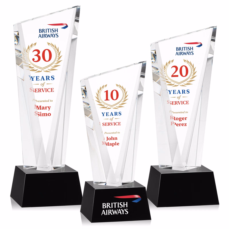 Plymouth VividPrint™ Award on Robson Base - Black