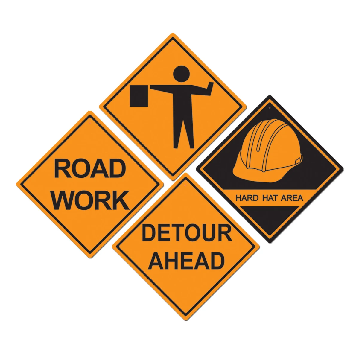 Construction Sign Cutouts 1