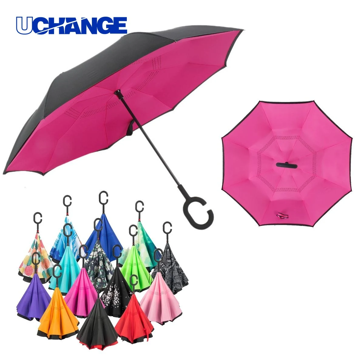 Reversed Umbrella for Rain 1