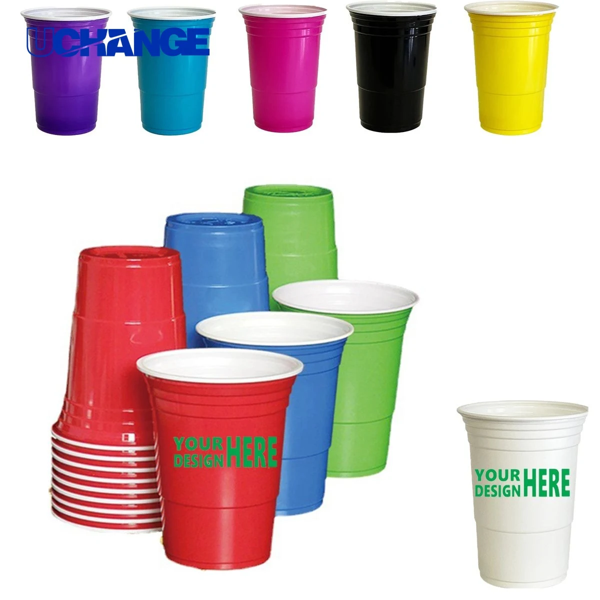 Plastic Party Cup Container (12oz) 1