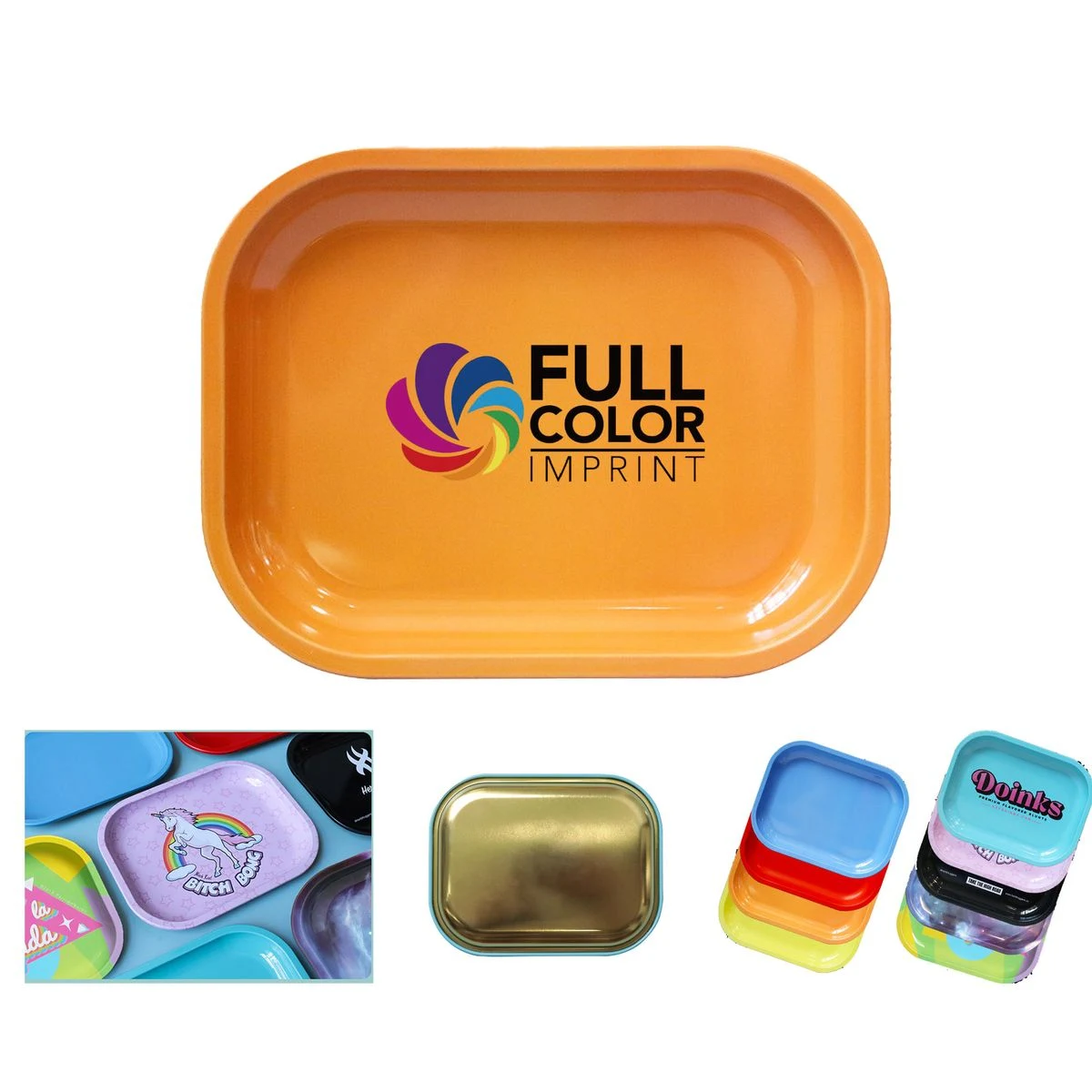 Printed Custom Rolling Tray 1