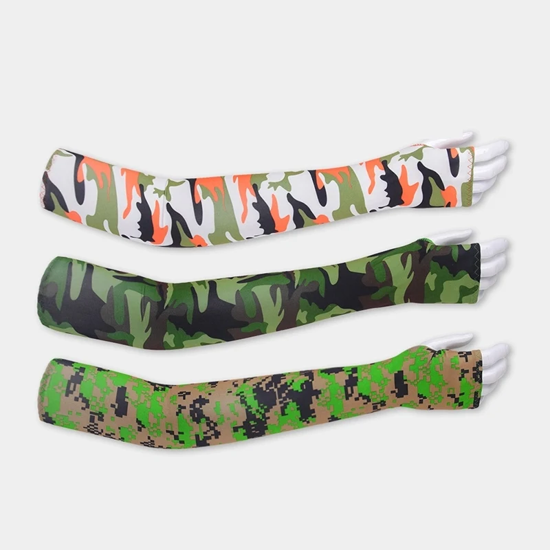UV Sun Protection Arm Sleeves with Thumb Hole 1