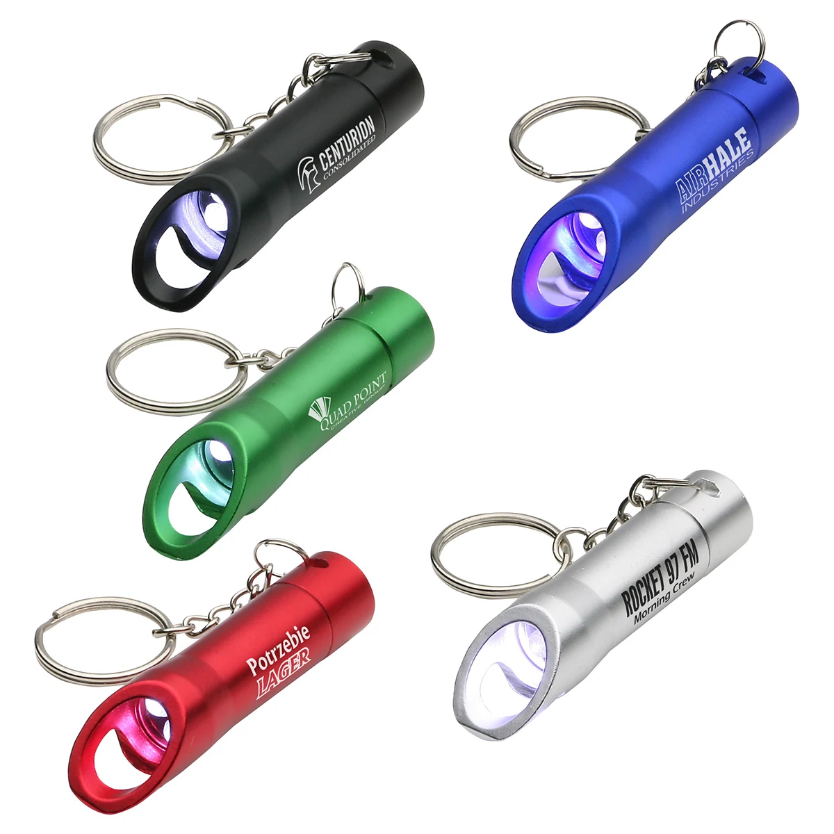 Aluminum LED Opener Key Chain 1