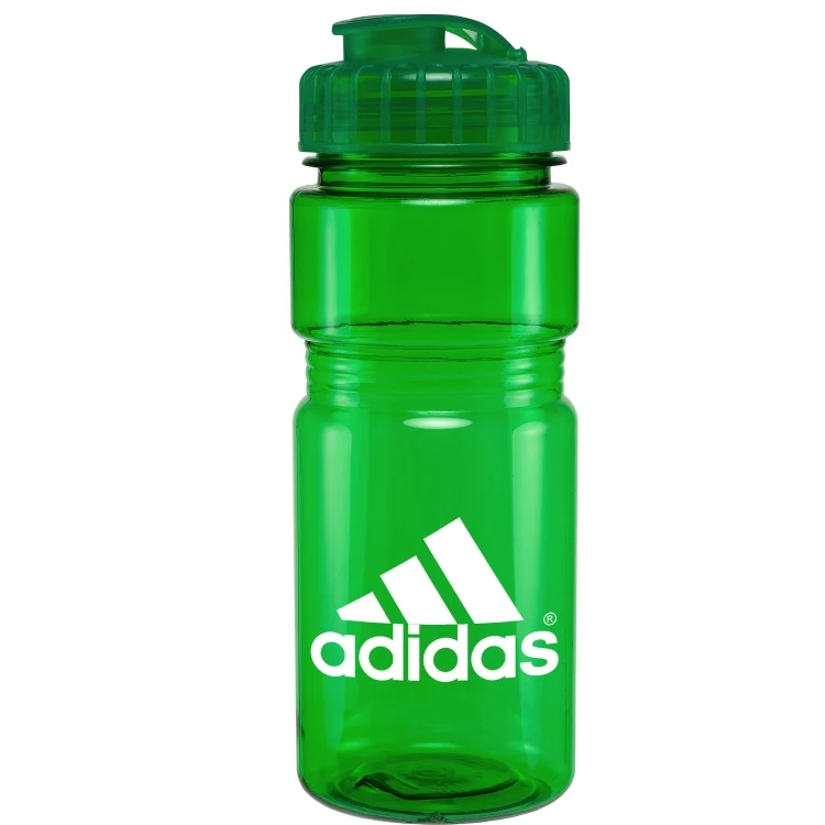 20 Oz. Translucent Recreation Bottle w/ Flip Top Lid 1