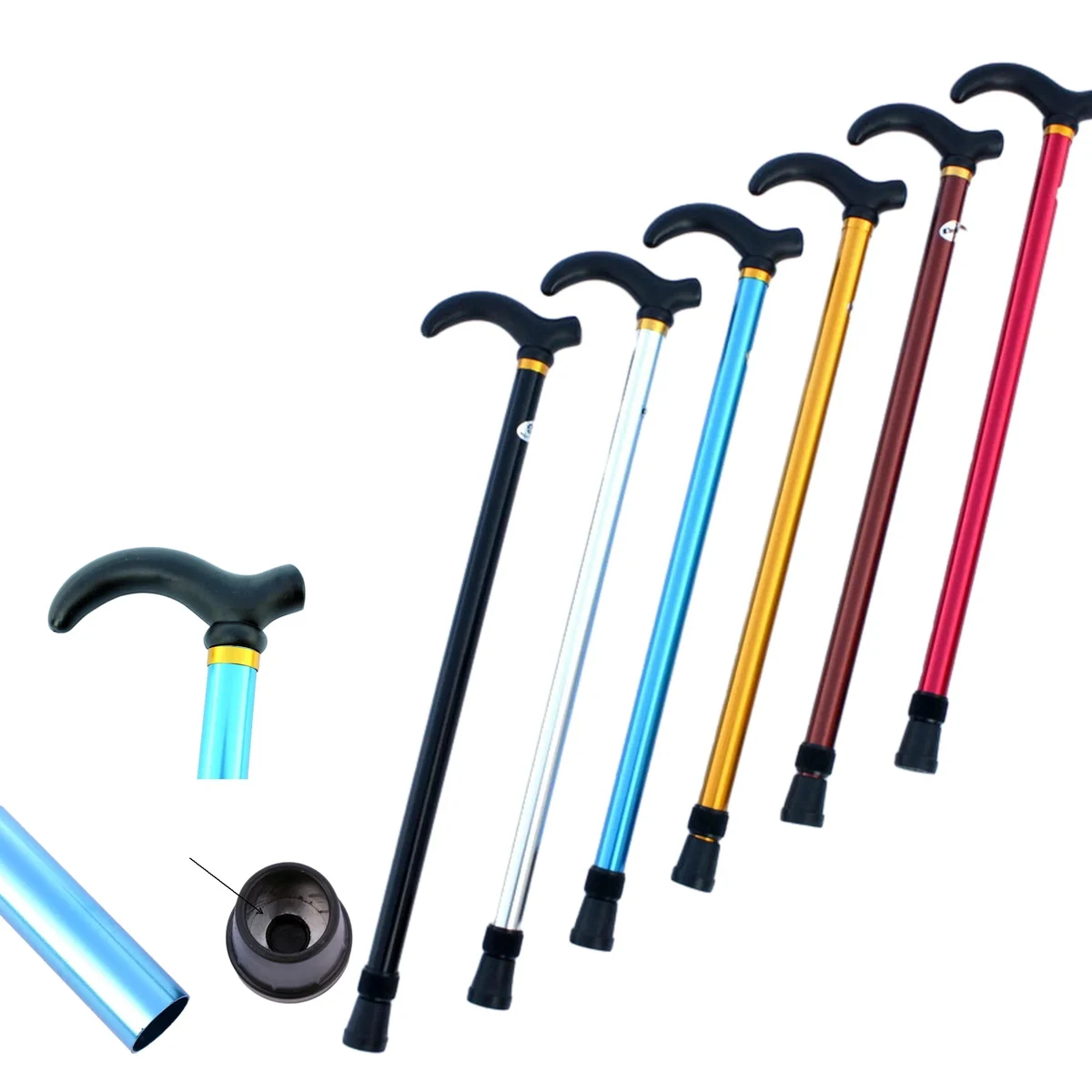 Aluminum Alloy Hiking Stick Trekking Pole 1