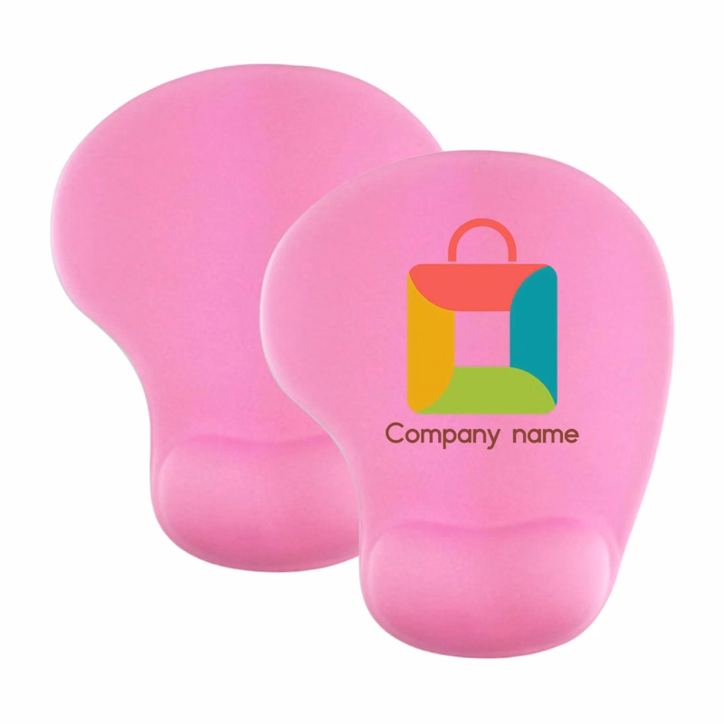 MOQ 20pcs Silicone Foot Styling Non-Slip Mouse Pad With Wris