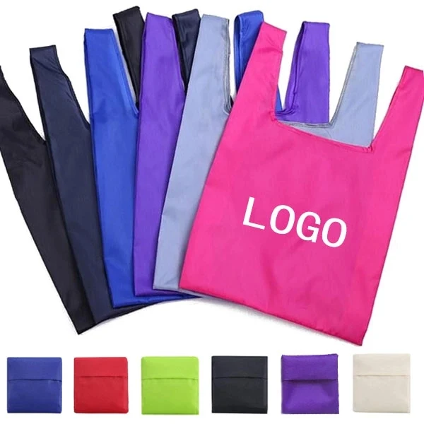 Polyester Shopping Foldable Bag With Pocket 1