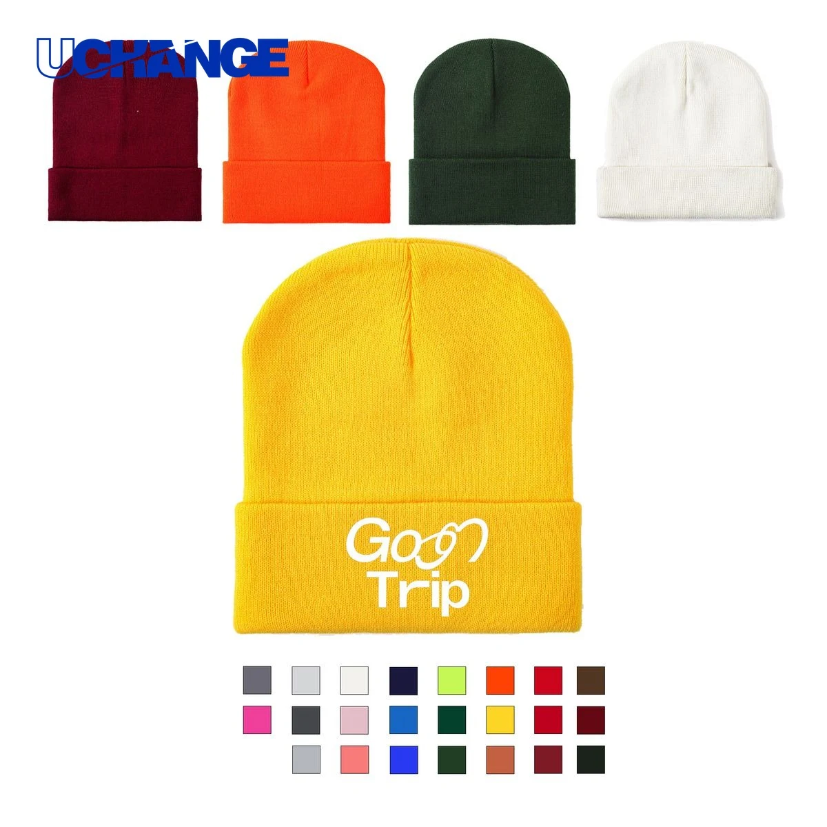 Cuffed Knit Beanie 1