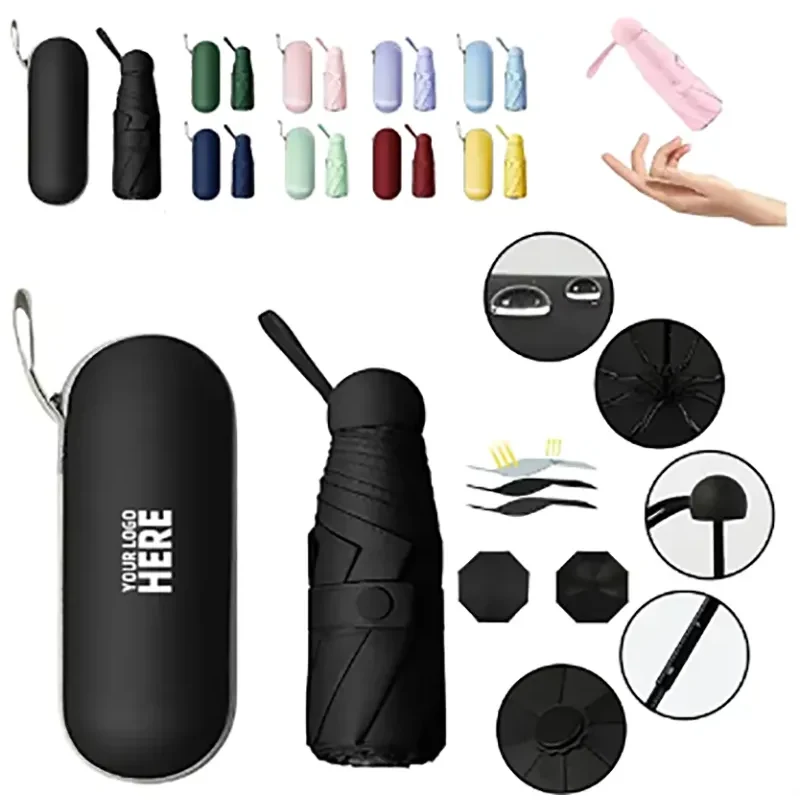 Capsule Type Outdoor Foldable Umbrella 1