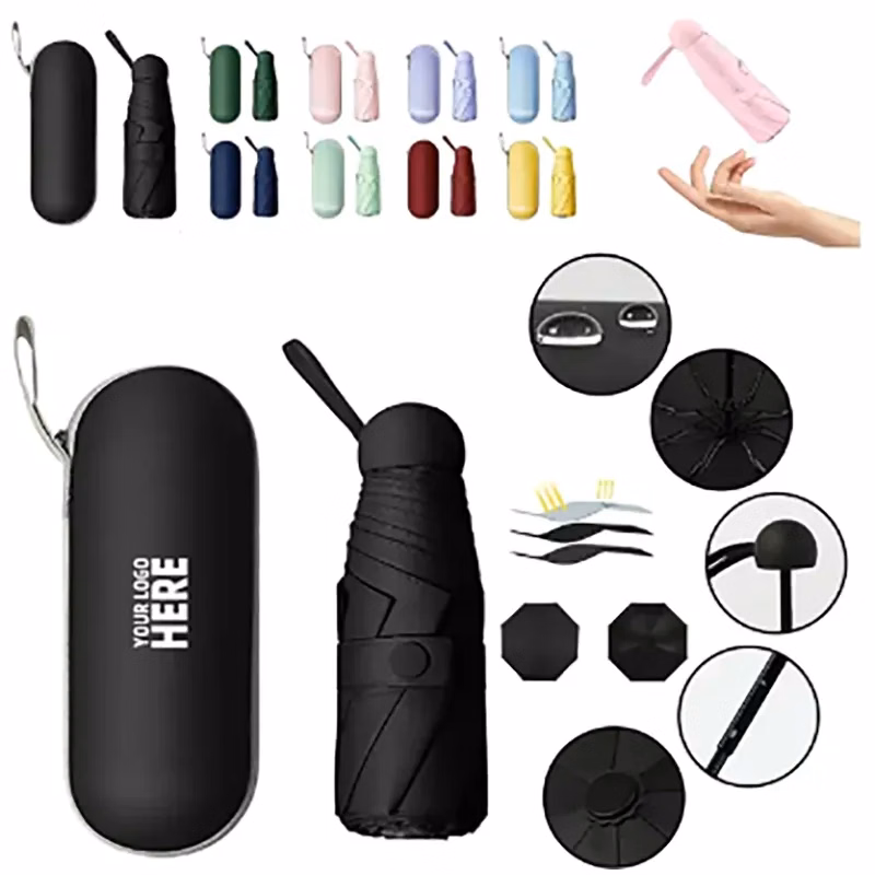Capsule Type Outdoor Foldable Umbrella