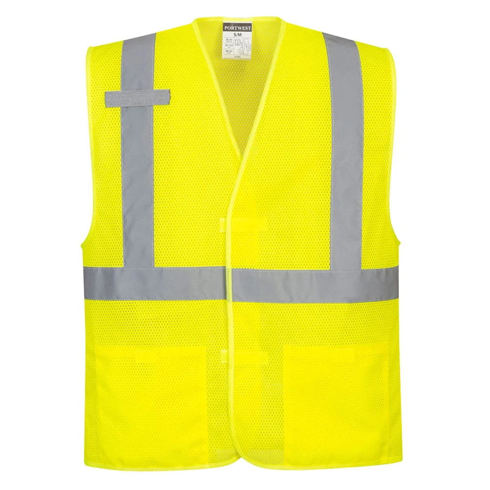 PORTWEST® Class 2 Economy Hi-Vis Band and Brace Vest w/ 2 Pockets 1