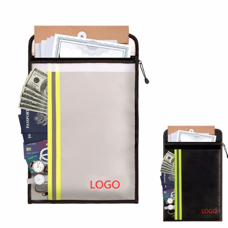 Fireproof Document Bag with 2 Pockets