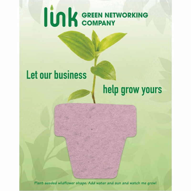 4" x 5" Mailer with Seeded Paper Shape