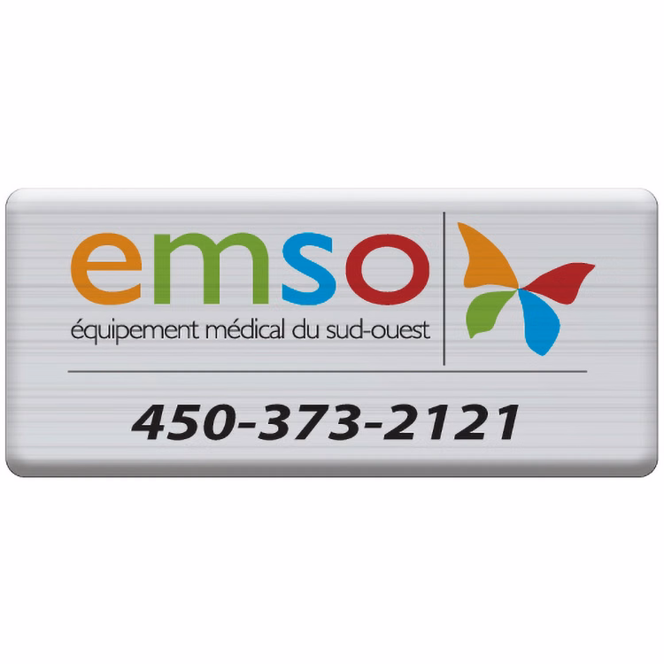 5 Sq. Inch Custom 4 Colour Process Brushed Aluminum Polyester Domed Decal