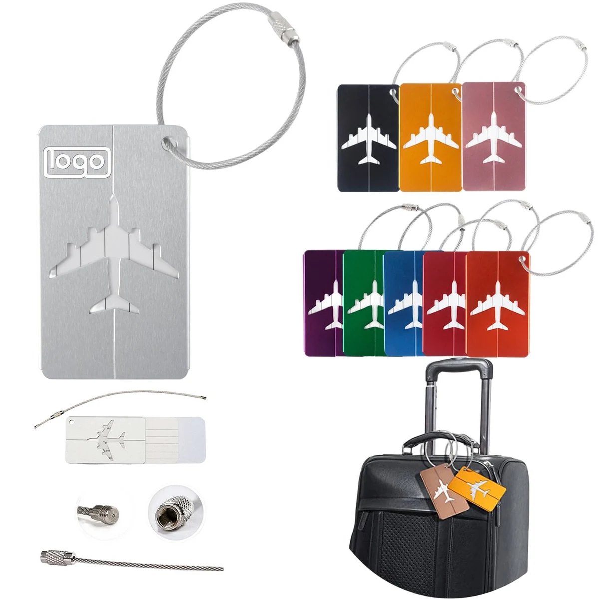 Aluminum Alloy Luggage Tags 1