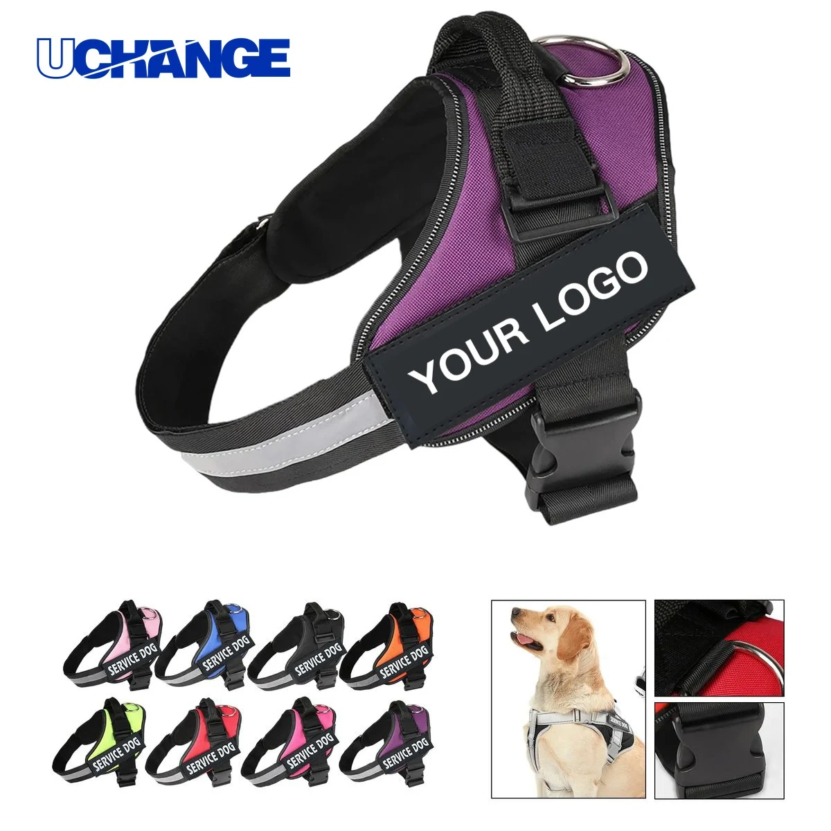 Adjustable Oxford Dog Harness 1