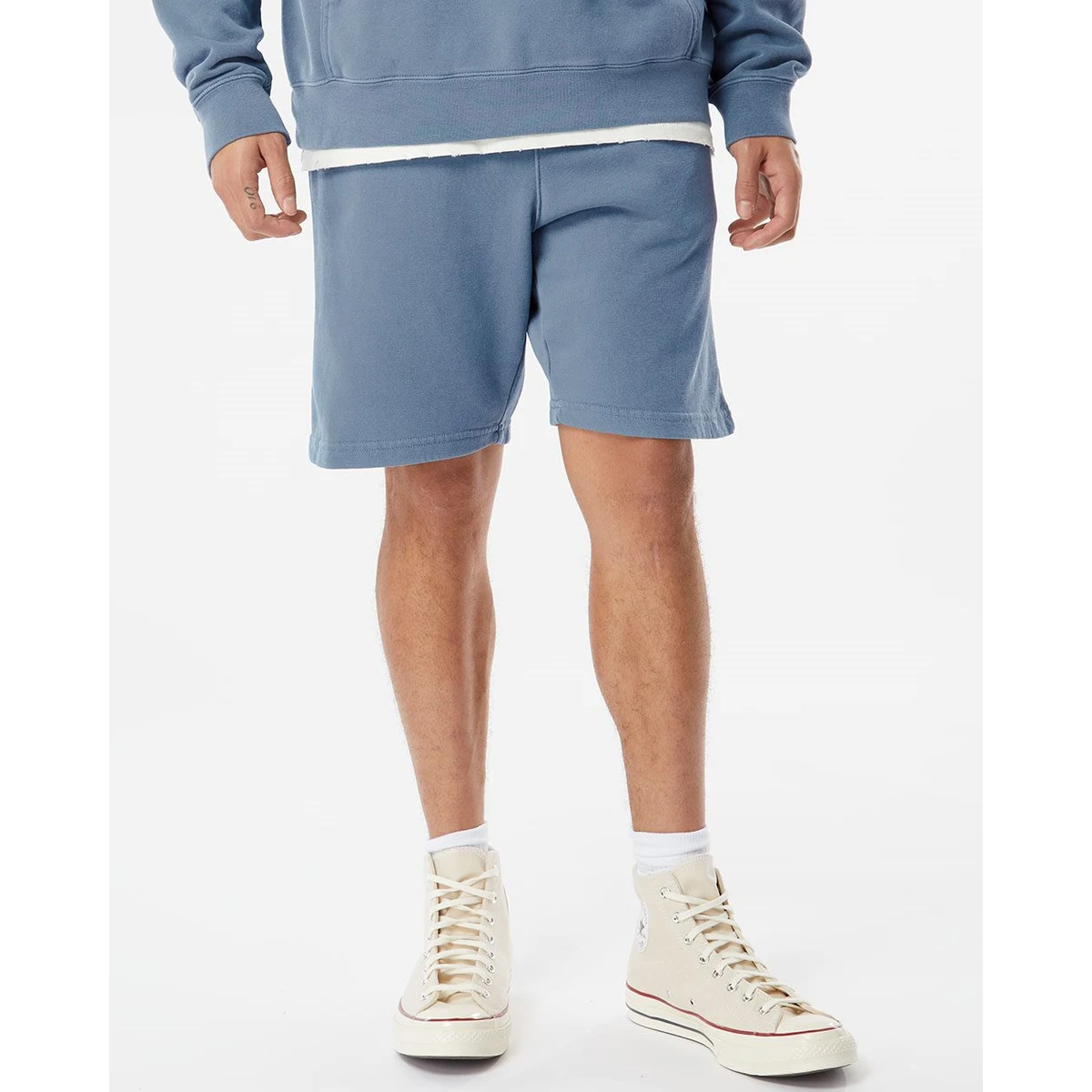 Unisex Pigment-Dyed Fleece Shorts - PRM50STPD 1