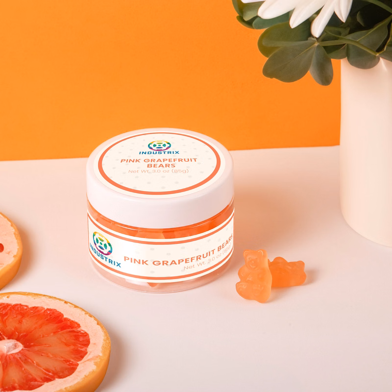 Pink Grapefruit Bears: Small Jar