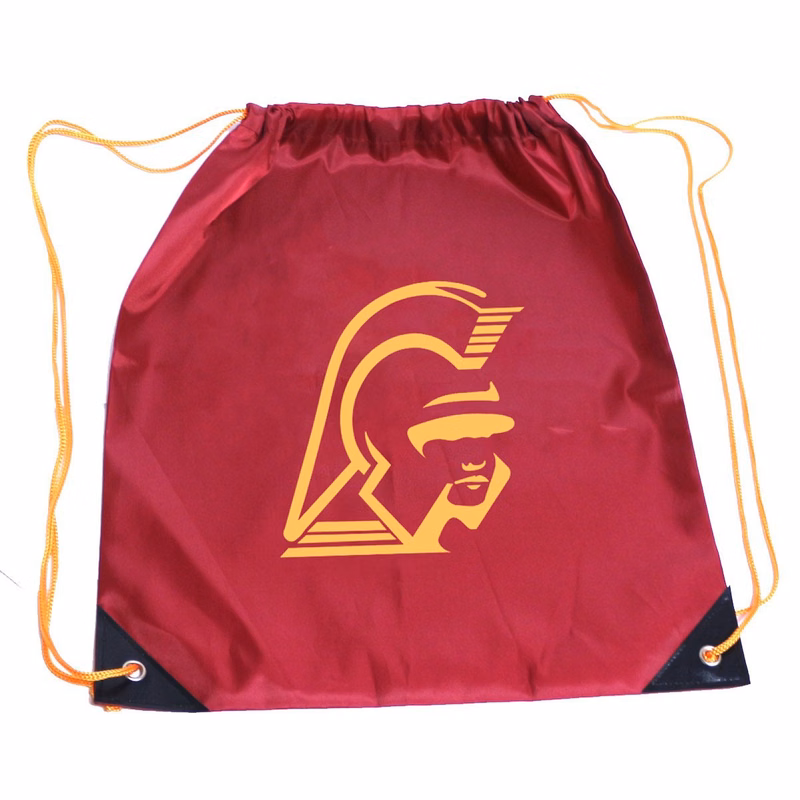 Drawstring Back Pack, Polyester 17.5" x 13.5"