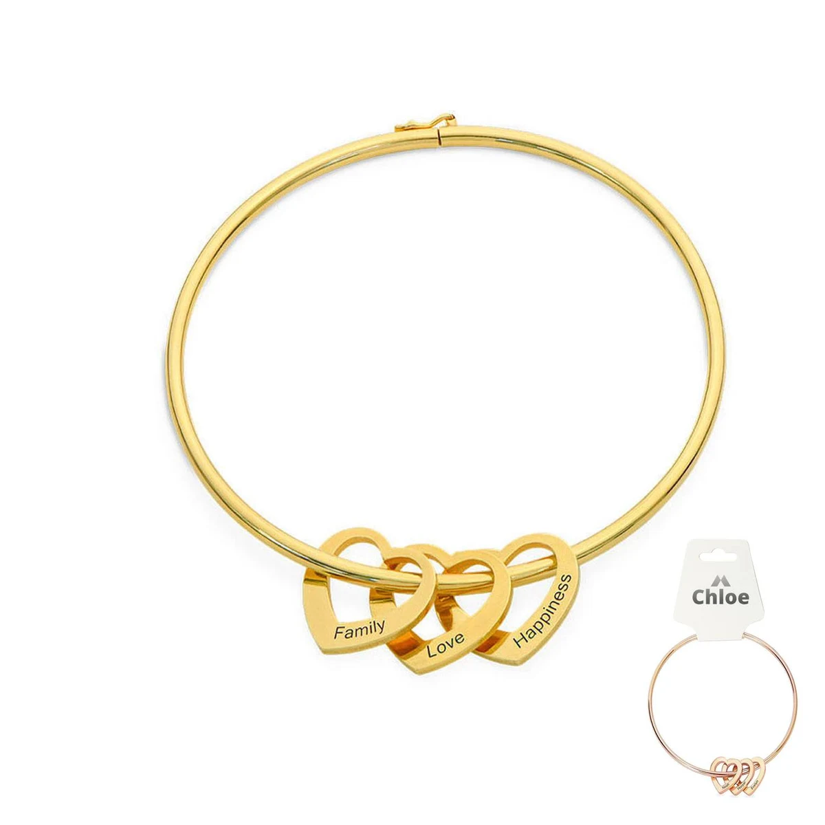 Personalized Bangle Name Bracelet 1