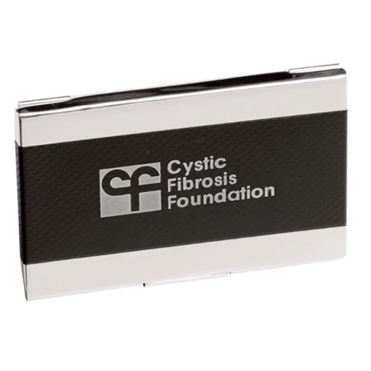 Imax Series - Black Checker/Silver Business Card Case 1
