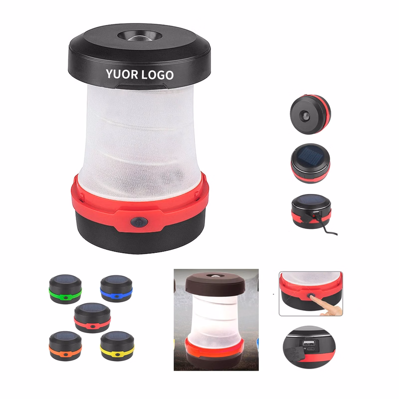 Solar-Powered LED Camping Lantern