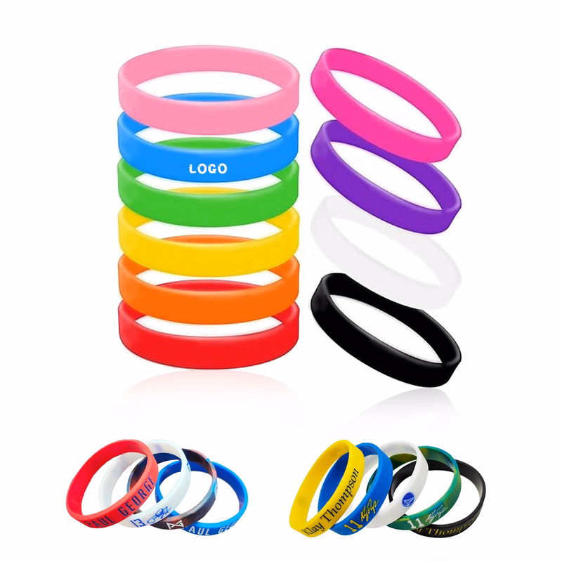 Silicone Wristbands Rubber Band Bracelets