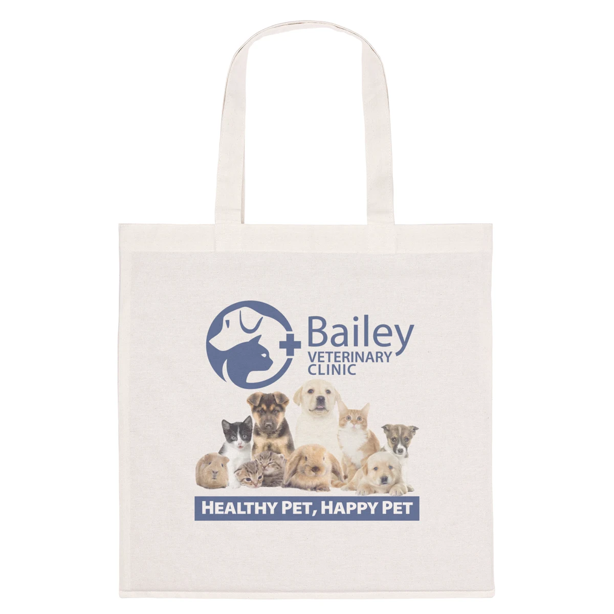 Penny™- R-PET Poly-Cotton Tote - Sublimation, custom tote bag with logo imprint 1